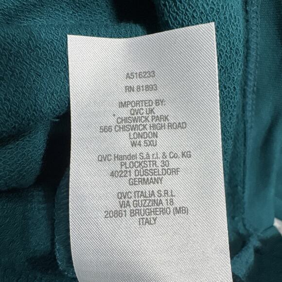 Sport Savvy French Terry Short Sleeve Hooded Pullover Sweatshirt Top XS A516233 - Picture 11 of 11